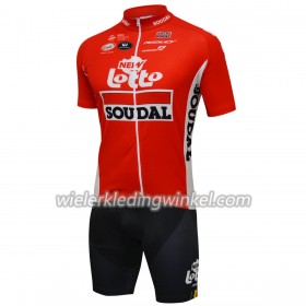 Set Fietsshirt + Korte Koersbroek Ronde van Frankrijk 2018 Lotto Soudal N001
